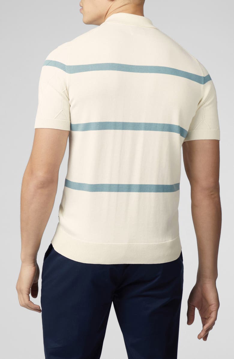 Ben Sherman Argyle Stripe Polo Sweater, Alternate, color, 