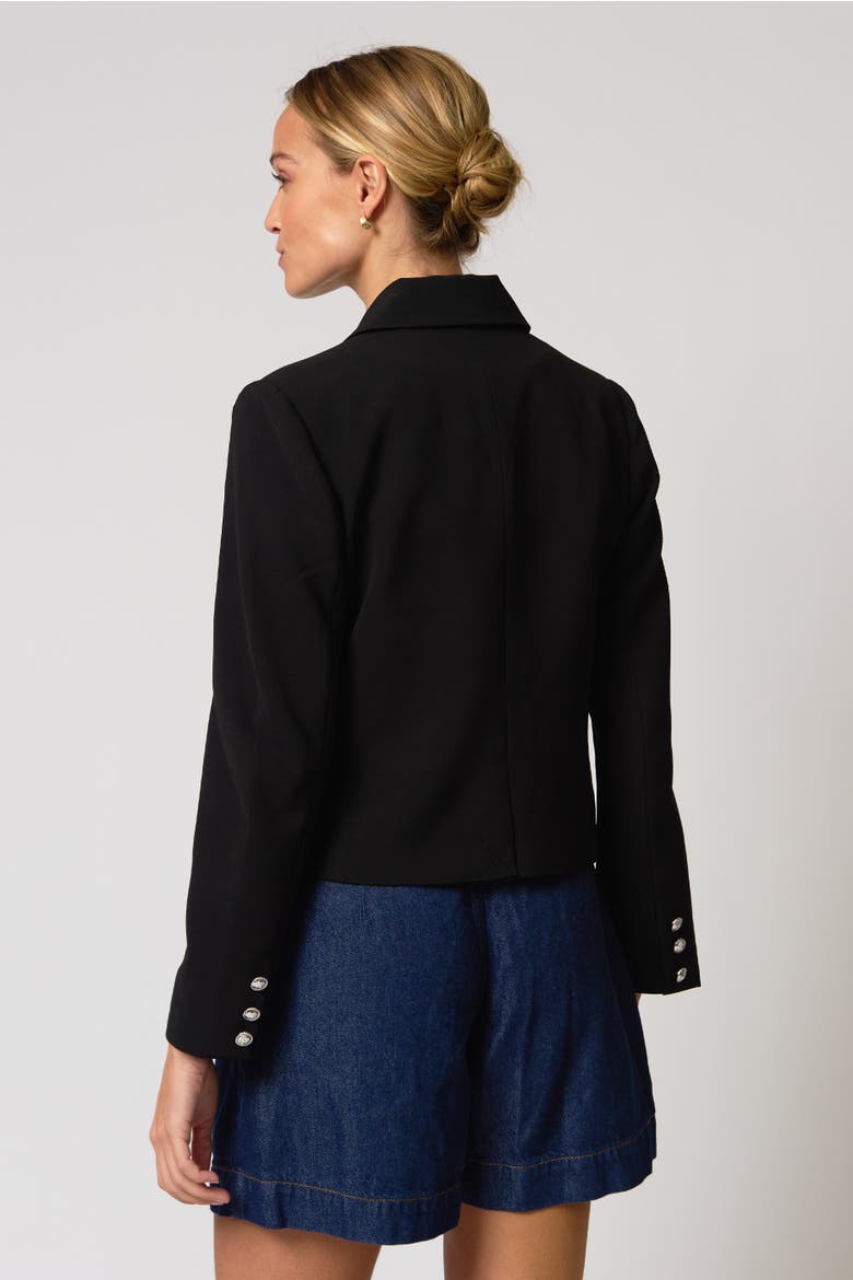 Paulie Patch Pocket Blazer, Alternate, color, Black