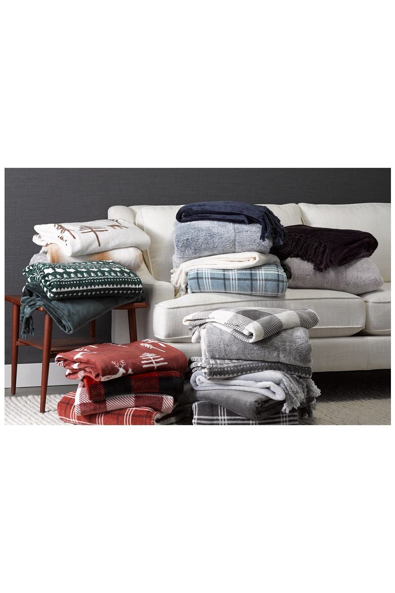 Kennebunk Home 'Bliss Zurich' Throw, Alternate, color, SILVER
