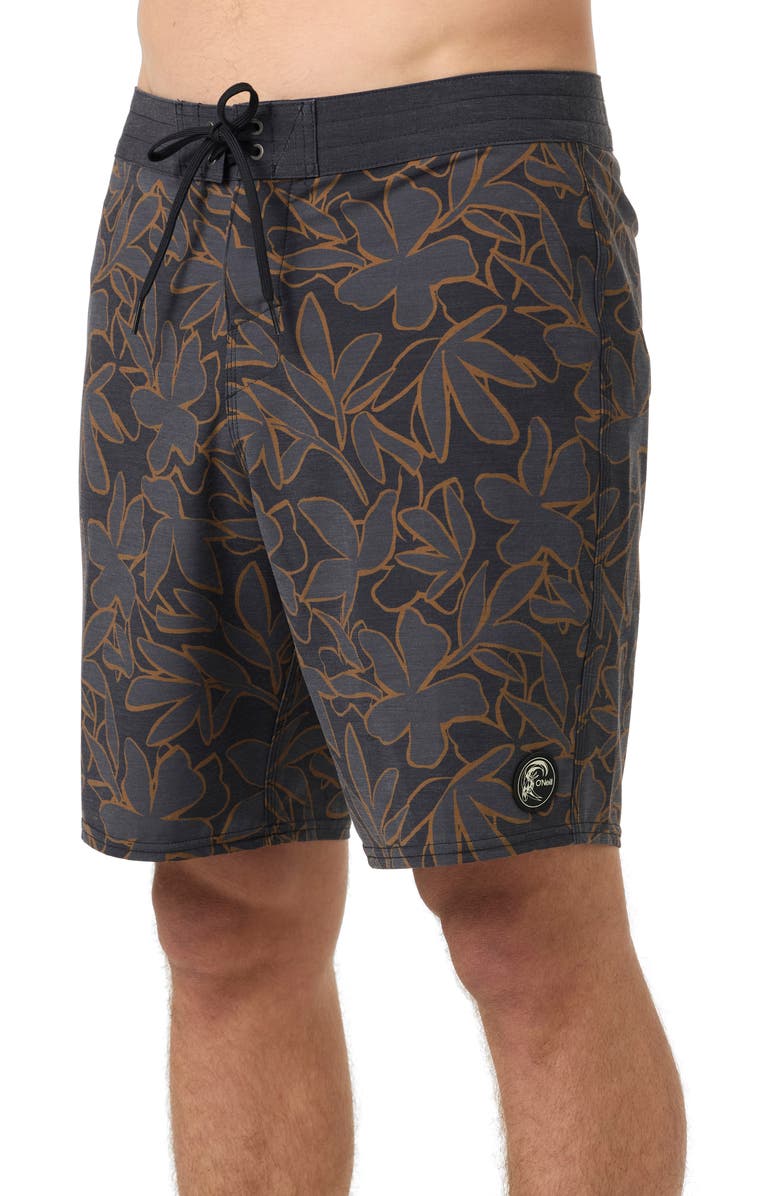 O'Neill OG Print Board Shorts, Alternate, color, Graphite