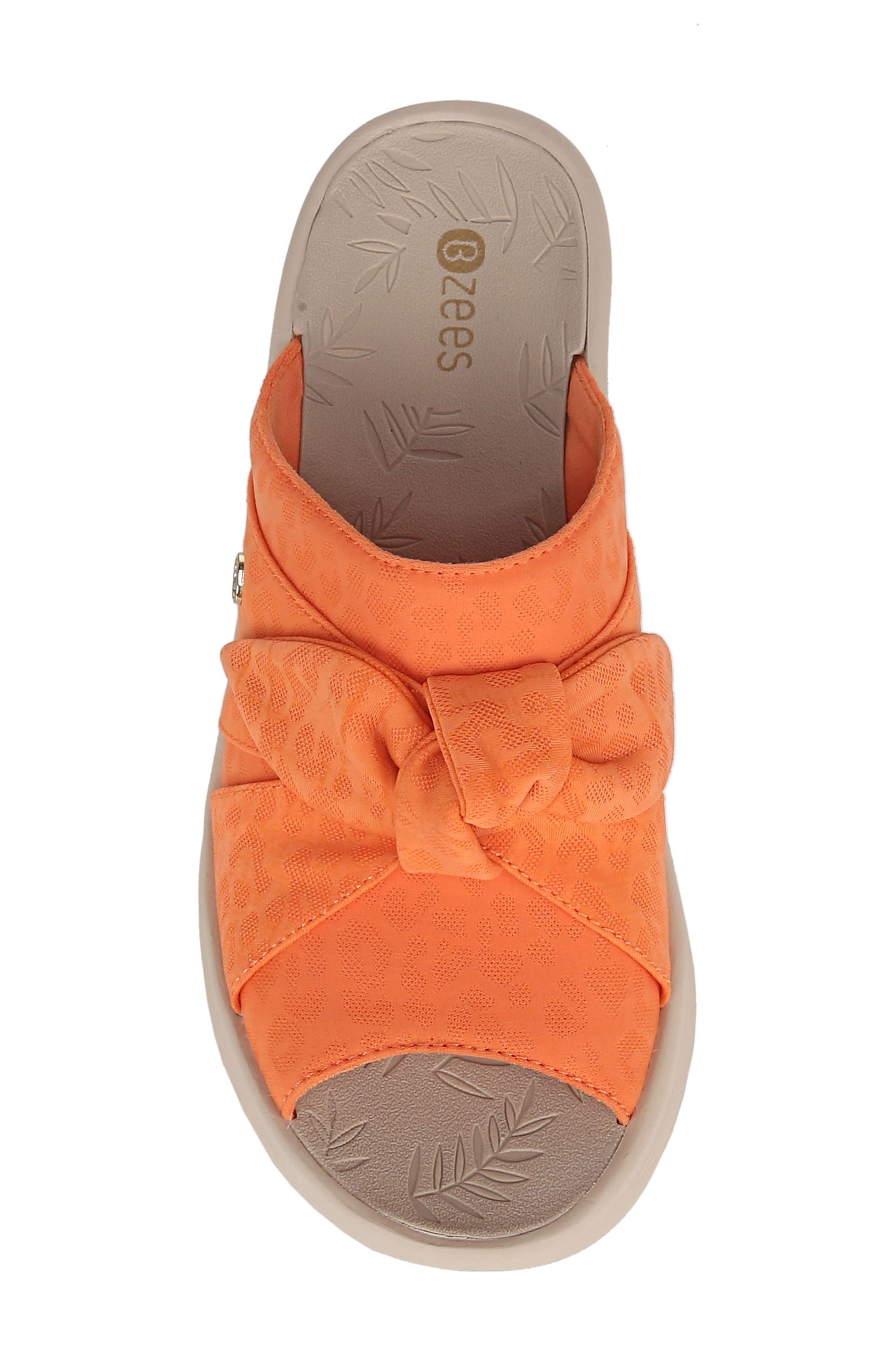 LifeStride BZees Smile II Wedge Slide Sandal, Alternate, color, Orange