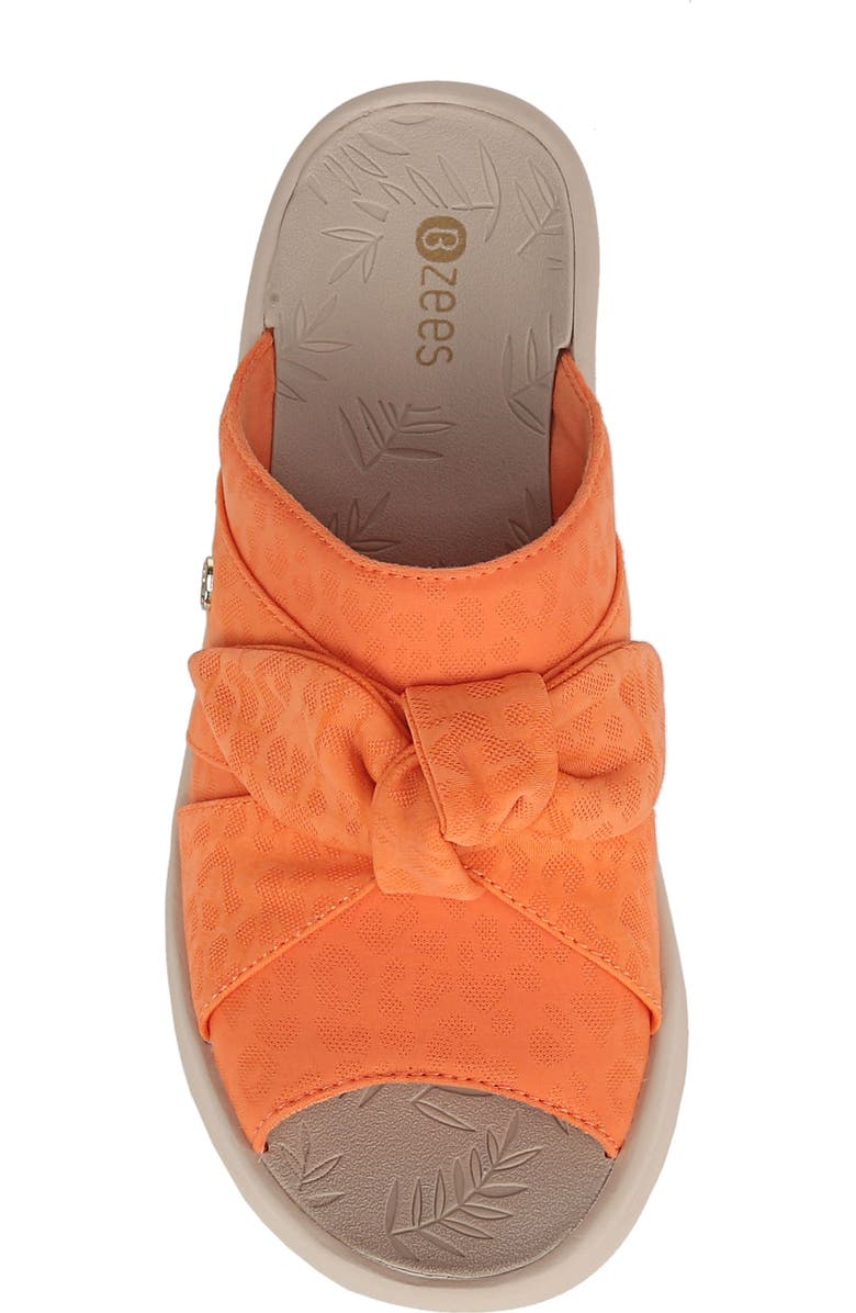 LifeStride BZees Smile II Wedge Slide Sandal, Alternate, color, Orange