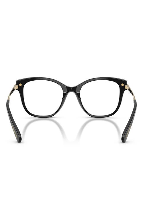 Swarovski 51mm Square Optical Glasses In Black