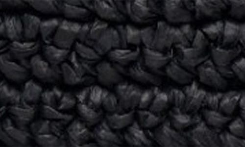 Walter Baker Beck Convertible Raffia Shoulder Bag In Black