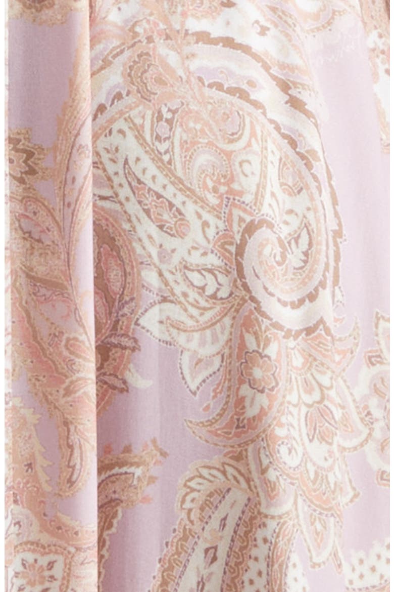 Rosette Paisley Print Maxi Dress, Alternate, color, MV/ MT TRAD PAISLEY