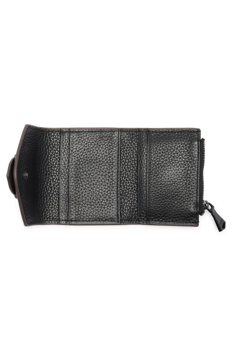 AIMEE Keisha Leather Flap Wallet, Alternate, color, Black