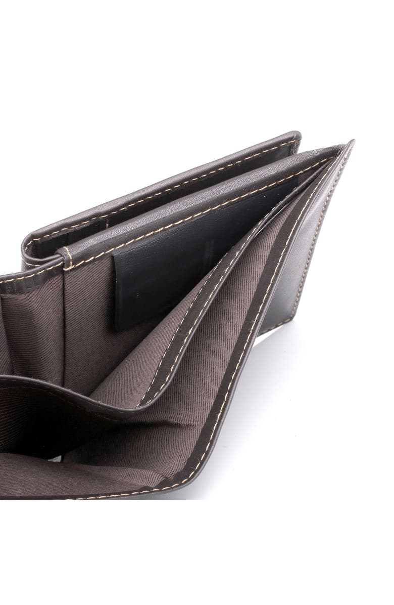 Dopp BUXTON RFID Leather Convertible Cardex, Alternate, color, Brown