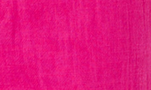 Rip Curl Vacation Crop Wide Leg Cotton Slub Pants In Fuchsia