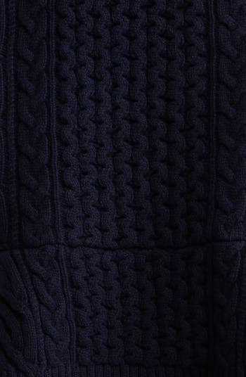 Sacai Mixed Media Colorblock Cardigan | Nordstrom Sacai Mixed Media Colorblock Cardigan | Nordstrom