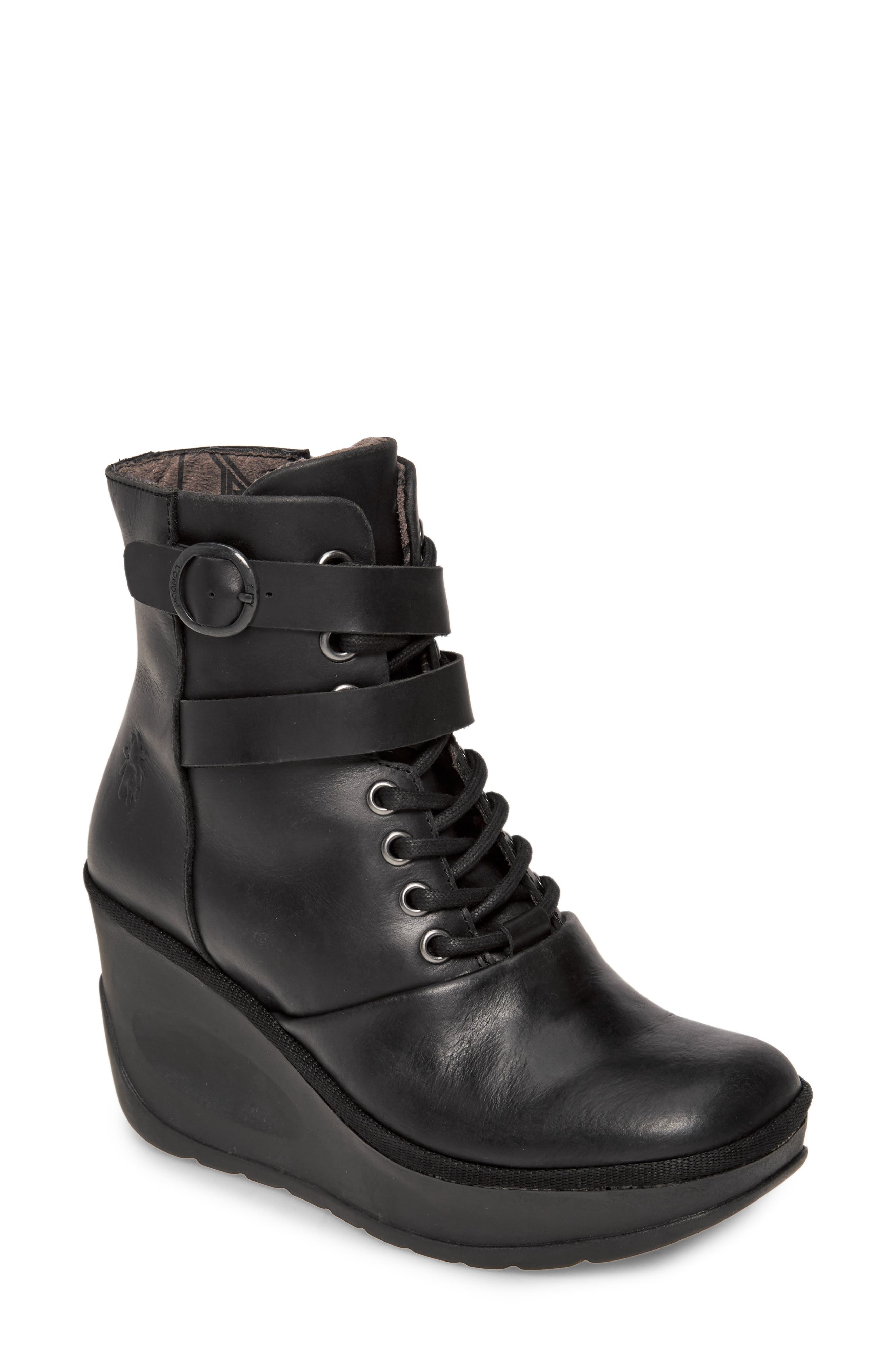 Fly London Jabi Wedge Bootie, Main, color, 