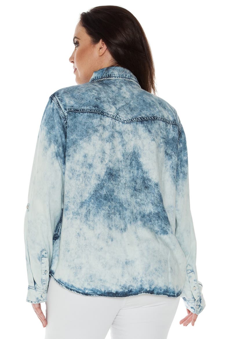 Tencel® Denim Western Shirt, Alternate, color, FERRIS