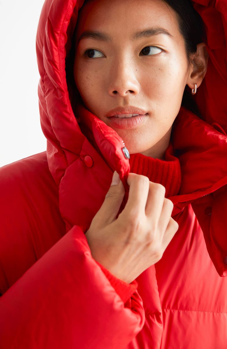 & Other Stories Oversize Hooded Down Puffer Coat, Alternate, color, 