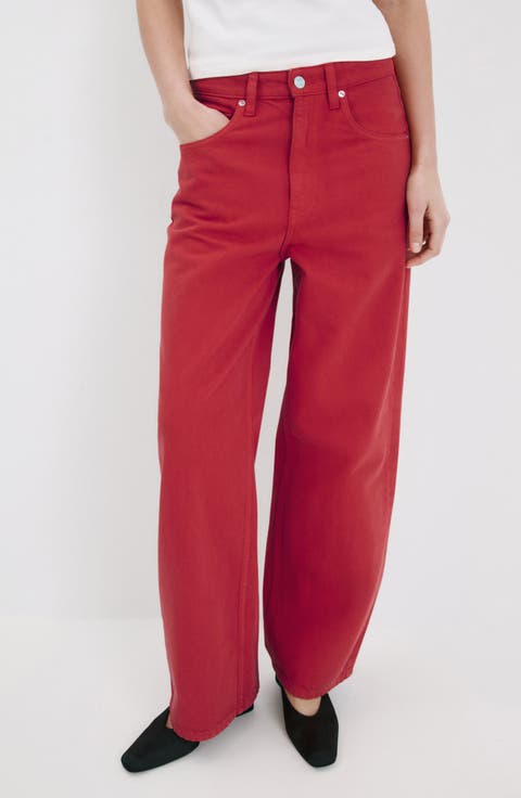 Mid Rise Balloon Jeans