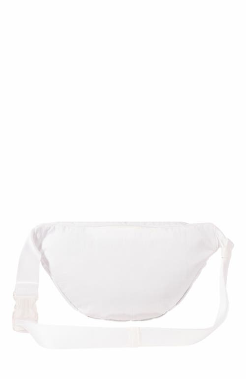 Baggallini Swift Belt Bag Sling In B-lite Bright White