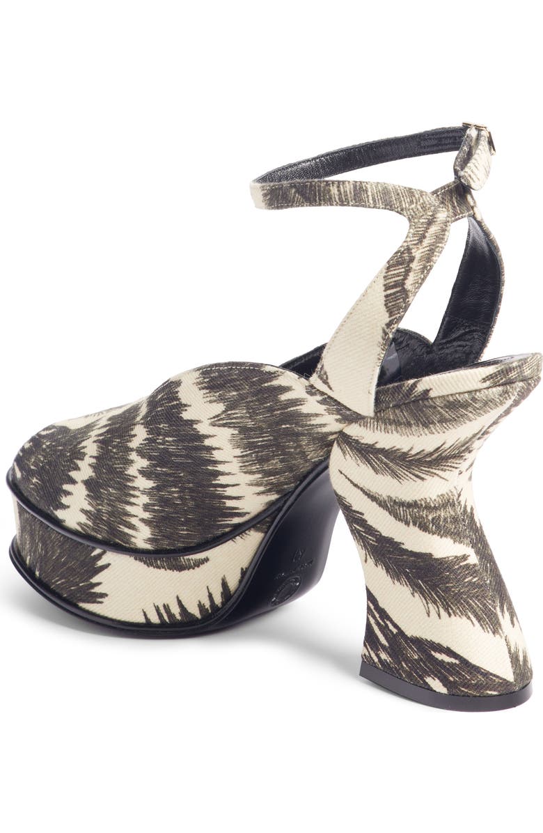 Dries Van Noten Wave Heel Platform Sandal, Alternate, color,