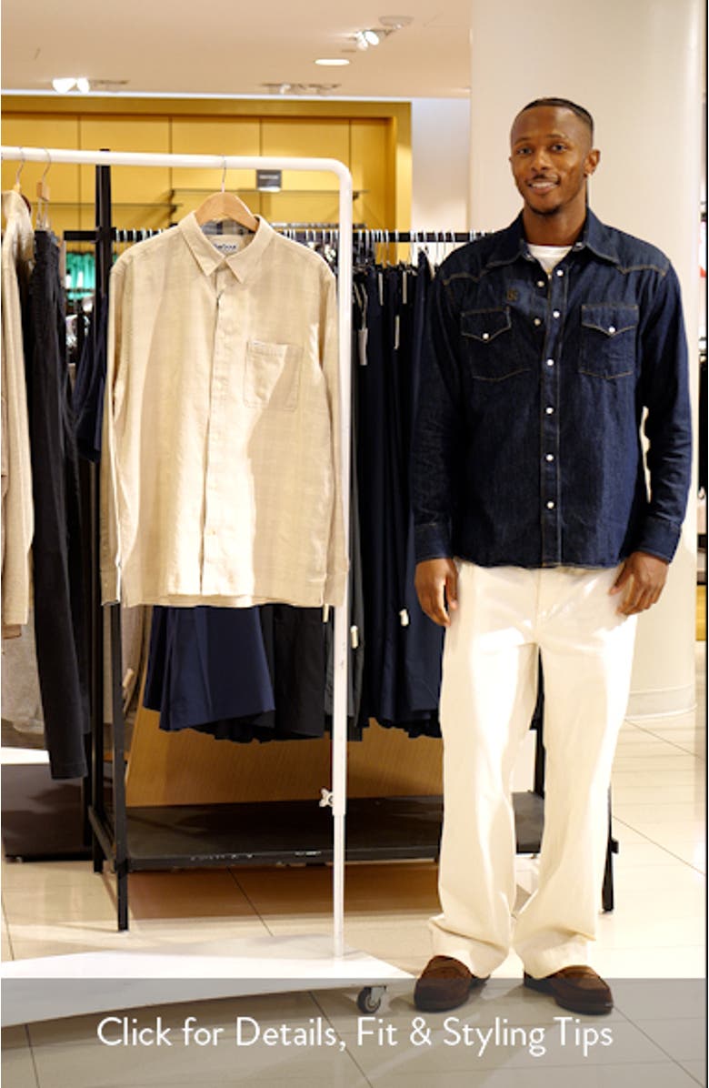 Relaxed Kingswell Tartan Plaid Button-Up Shirt, sales video thumbnail