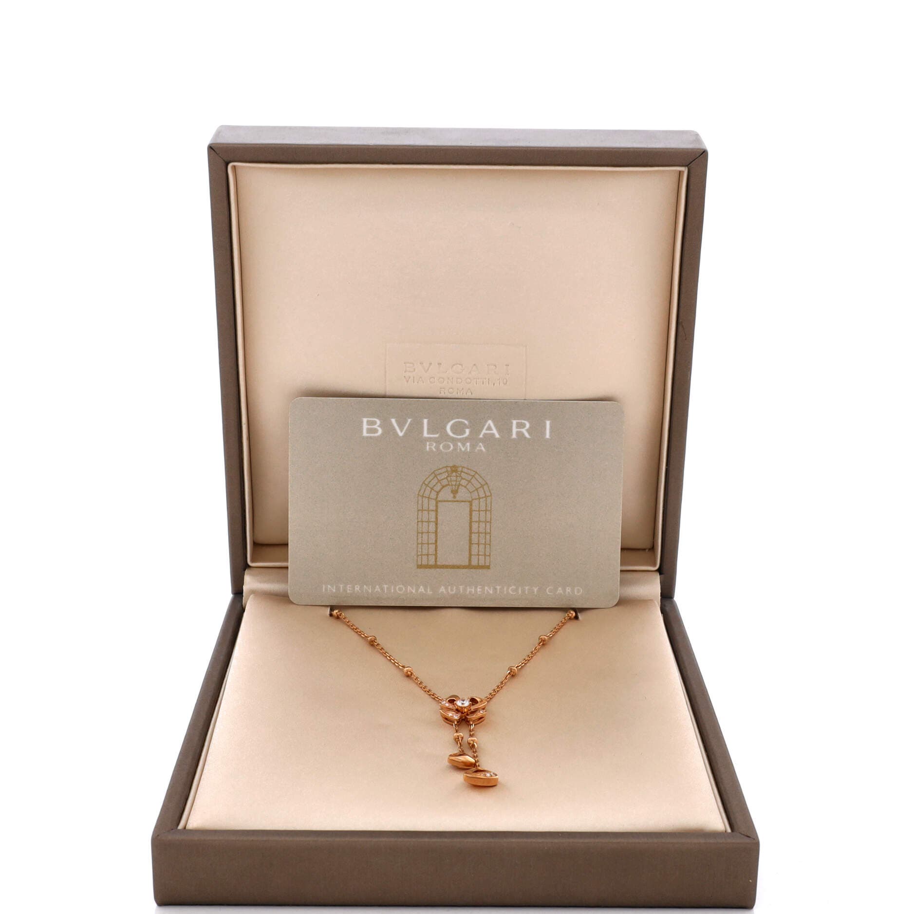 Fiorever Drop Pendant Necklace 18K Rose Gold and Diamonds, Alternate, color, Metallic Gold