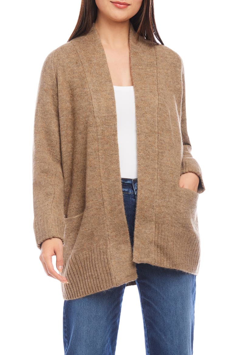 Open Front Cardigan, Main, color, EARTH