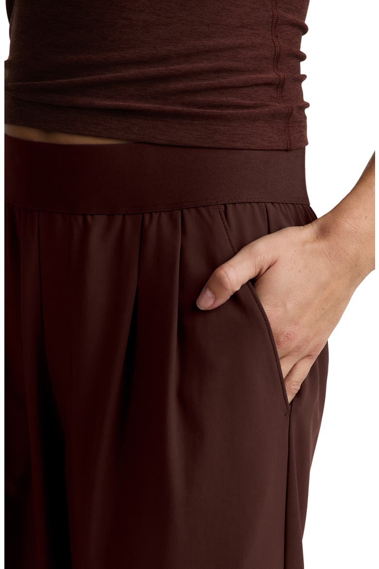 Pleated Wide Leg Pants, Alternate, color, ICED MOCHA