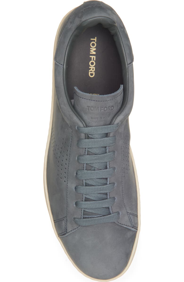 TOM FORD Warwick Sneaker, Alternate, color, 3Lw33 Lead Blue/ Cream