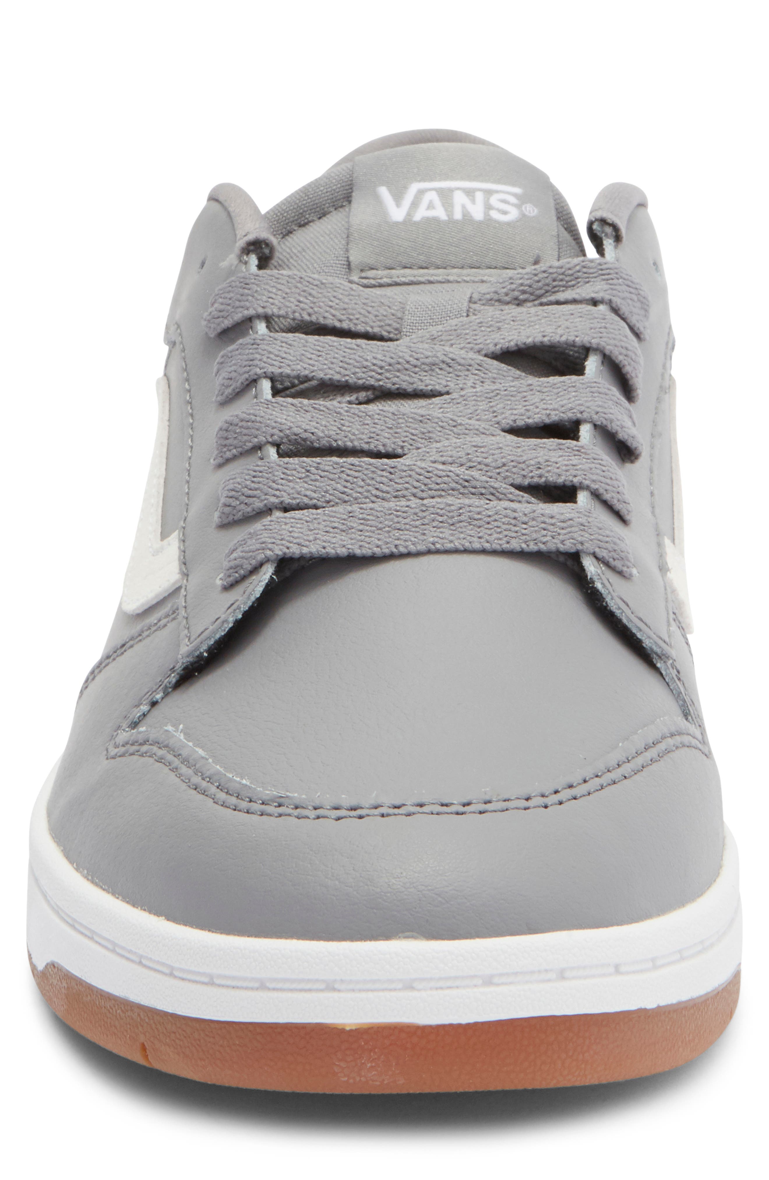 Vans Ryland Sneaker, Alternate, color, Leather Frost Gray/White