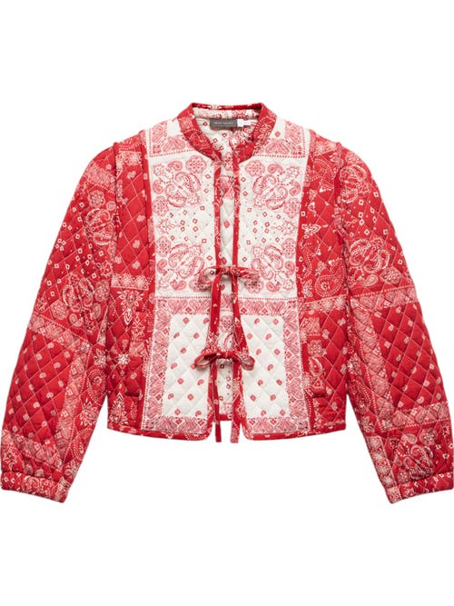 Mint Velvet Quilted Print Jacket