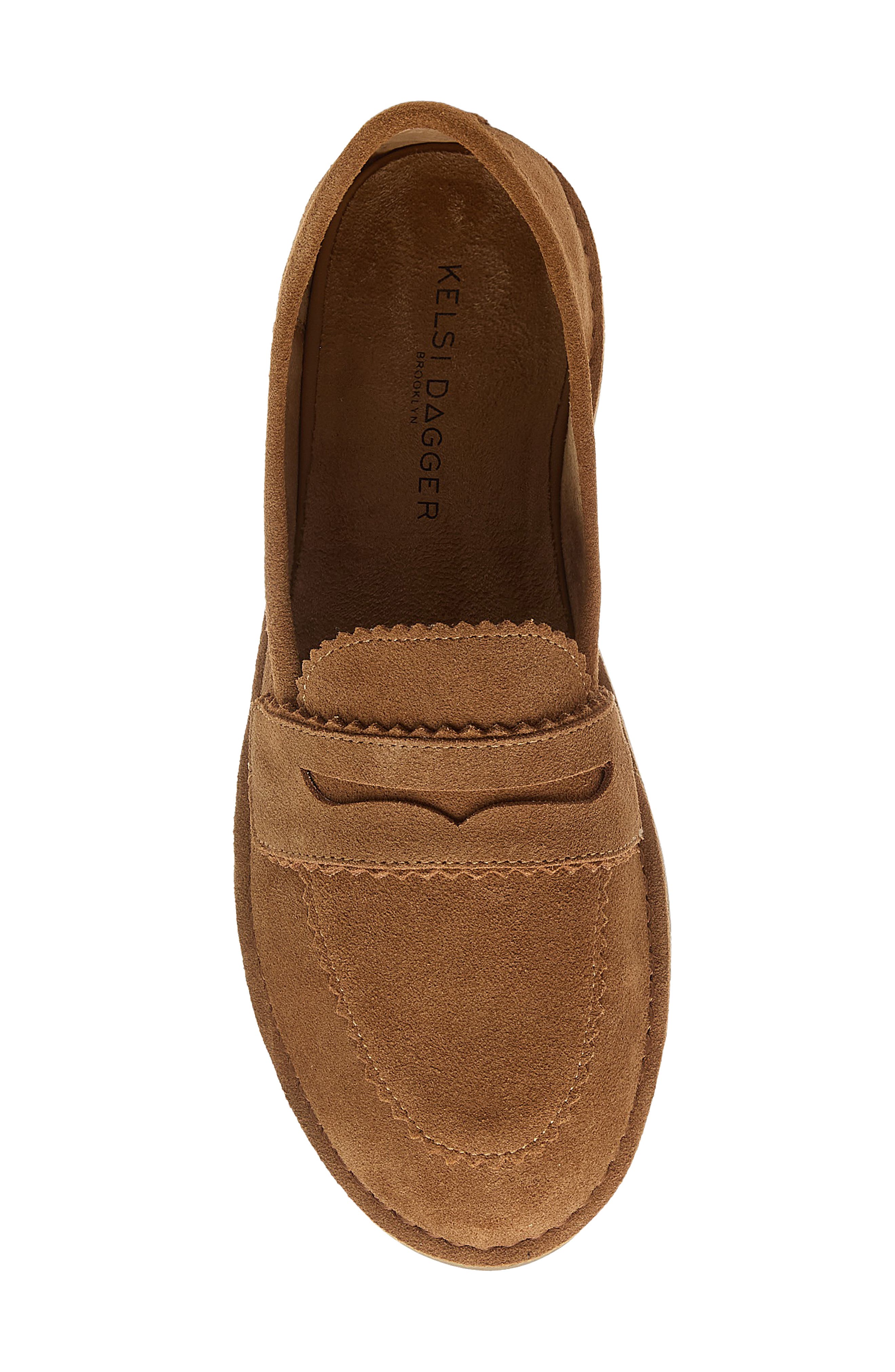 Kelsi Dagger Brooklyn Harley Penny Loafer, Alternate, color, Honey