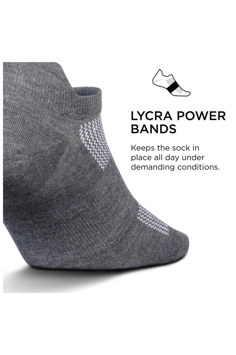 High Performance Ultra Light Ankle Sock  No Show Socks with Heel Tab, Alternate, color, Grey