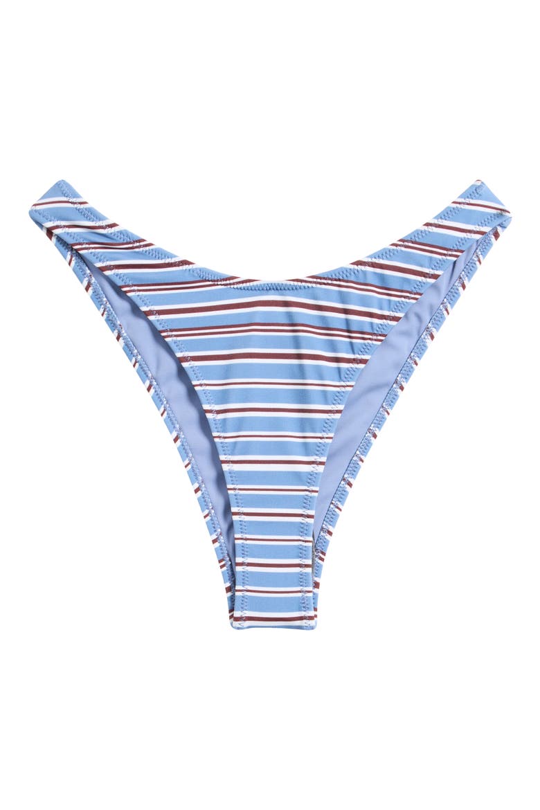 Candace Stripe High Waist Bikini Bottoms, Main, color, STRIPE