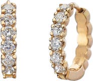 Sethi Couture Zelda Diamond Huggie Earrings