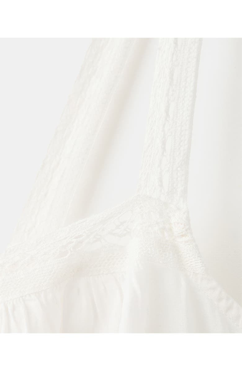 MANGO Lace Cotton Nightgown, Alternate, color, 