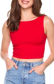Susana Monaco Scoop Back Crop Tank