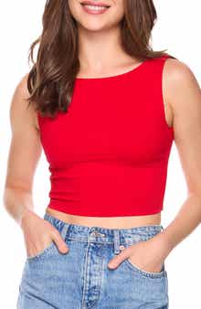 Susana Monaco Scoop Back Crop Tank