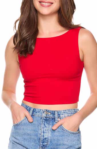 Susana Monaco Scoop Back Crop Tank