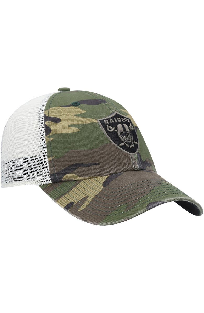'47 Men's '47 Camo Las Vegas Raiders Branson Clean Up Trucker Hat, Alternate, color, Camo