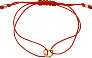 Zoe Lev Open Heart Fortune Bracelet