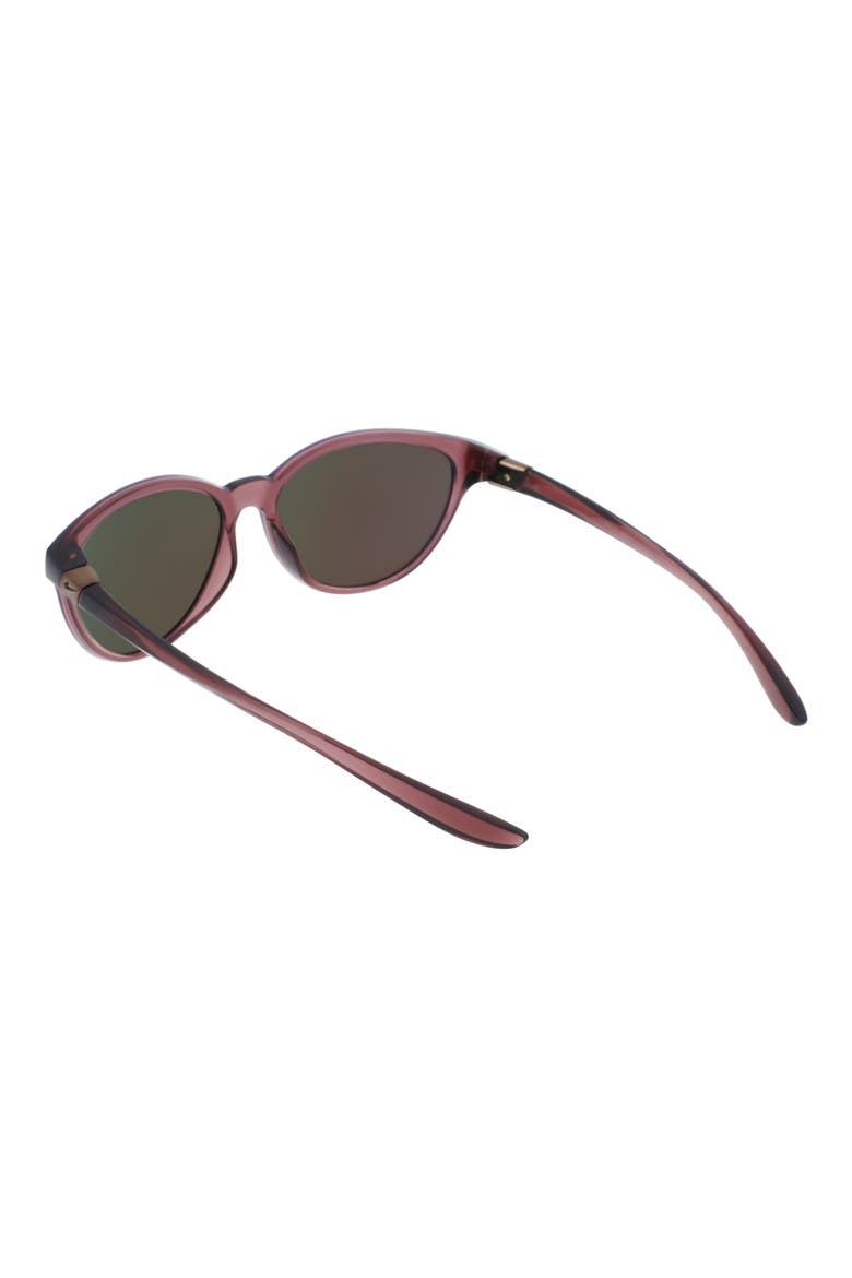 City Persona 57mm Mirrored Cat Eye Sunglasses, Alternate, color, SMOKEY MAUVE / GREY