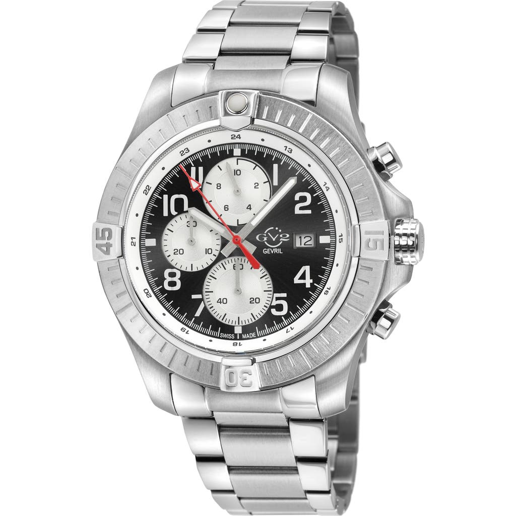 Gv2 T38 Bracelet Watch, 45mm In Stainless Steel