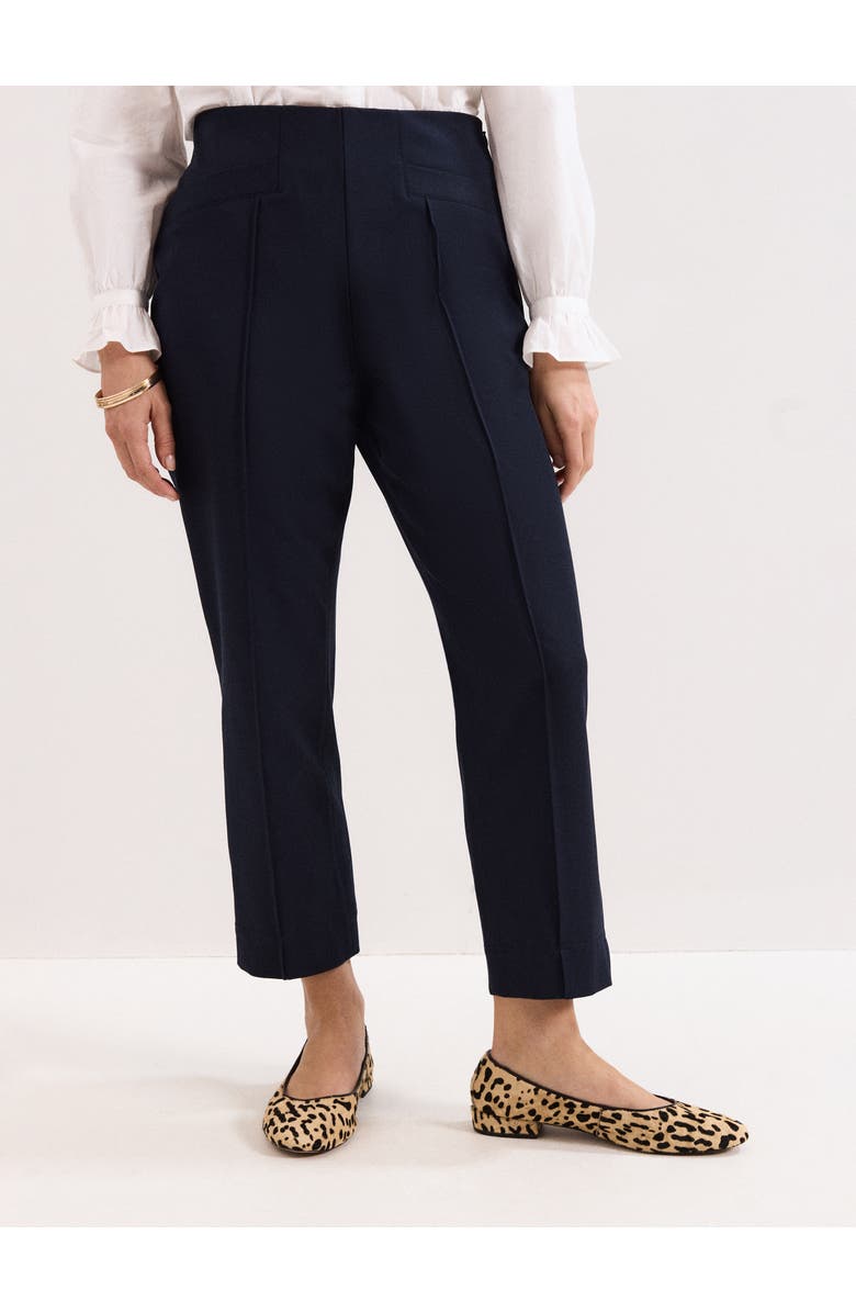 Phase Eight Miah High Rise Cropped Trousers, Main, color, Navy