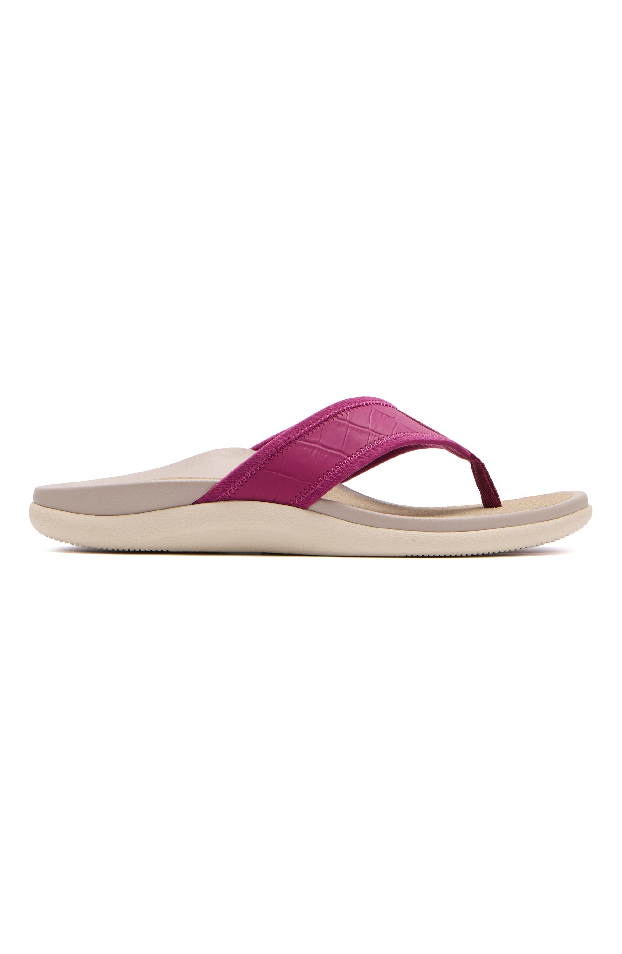 Laguna Sandal, Alternate, color, Raspberry - Regular