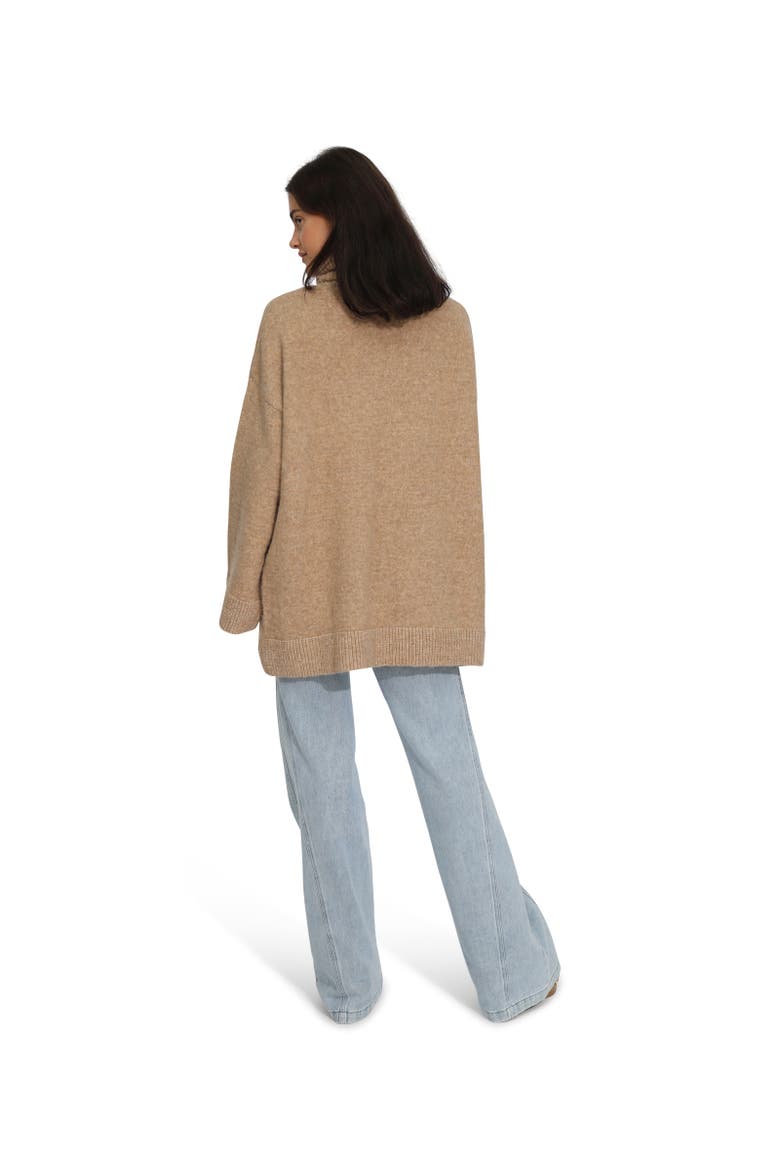 Cuddle Me Oversized Tunic Sweater, Alternate, color, Beige
