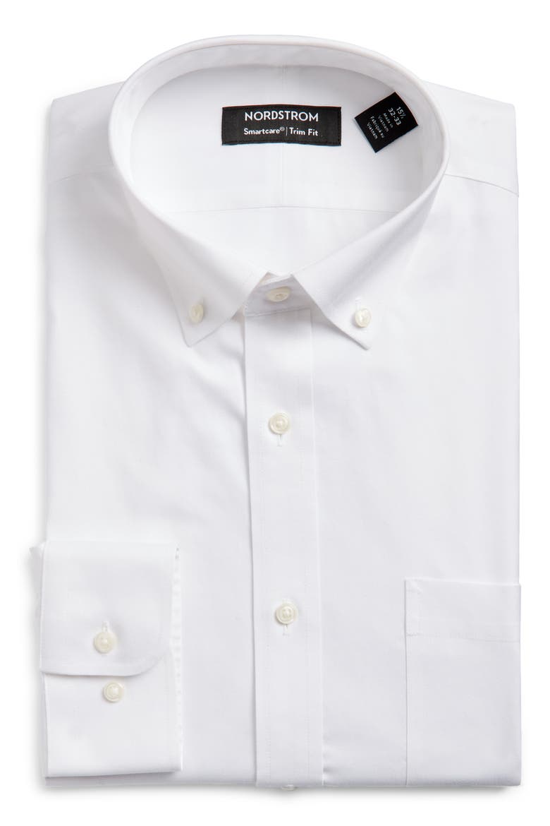 nordstrom smartcare trim fit dress shirt Smartcare™ Trim Fit Dress Shirt (Men)
