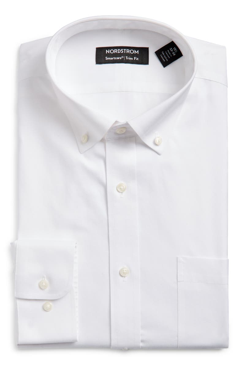 Nordstrom Smartcare<sup>™</sup> Trim Fit Dress Shirt, Alternate, color,