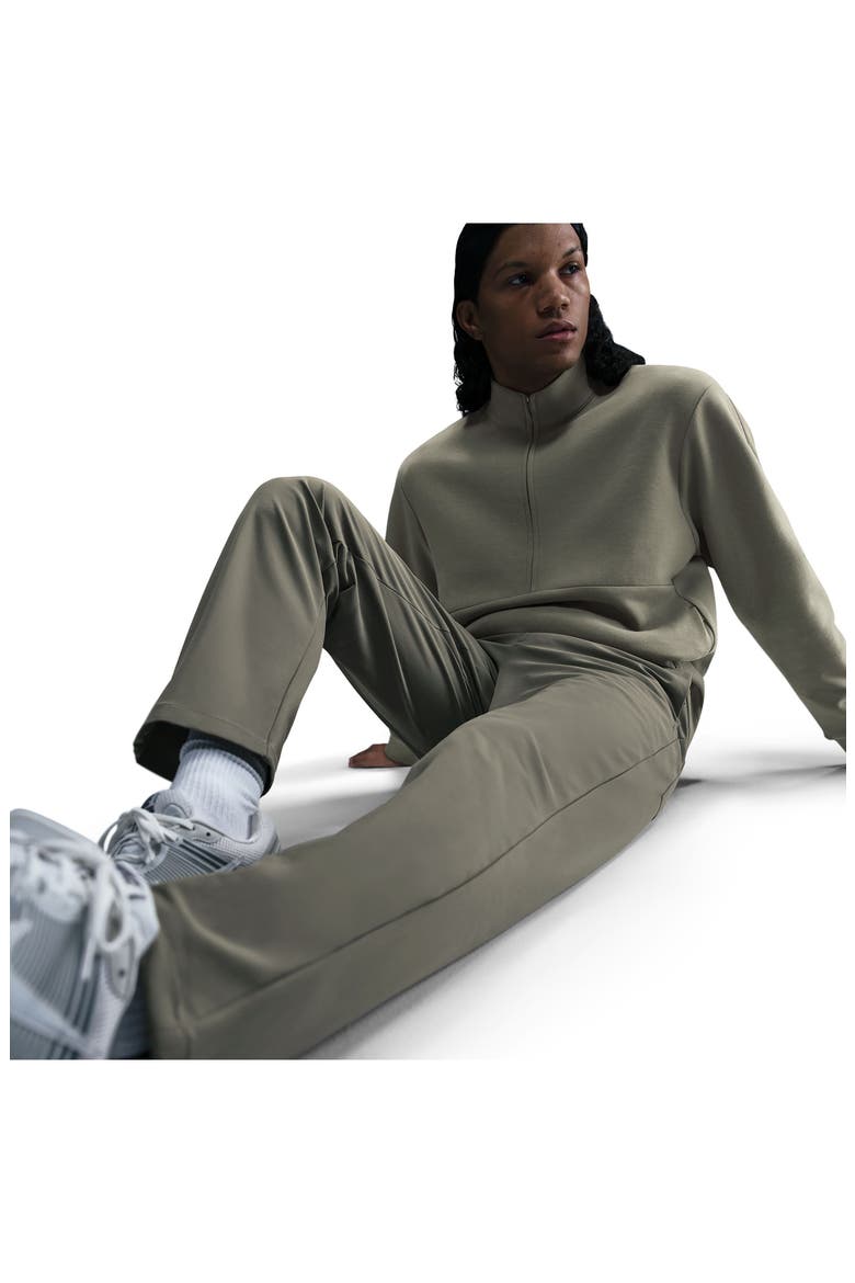 24.7 PerfectStretch Dri-FIT Regular Fit Flat Front Pants, Alternate, color, 320 LTARMY/STLGRN