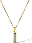 Vincero Men's Birthstone Pendant Necklace
