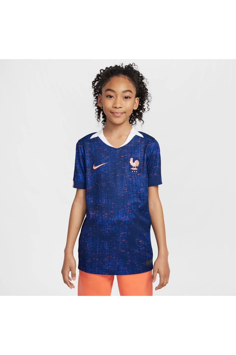 Youth Nike Blue France Women's National Team 2025/26 Home Replica Jersey, Main, color, Blue