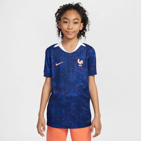 Youth Nike Blue France Women's National Team 2025/26 Home Replica Jersey