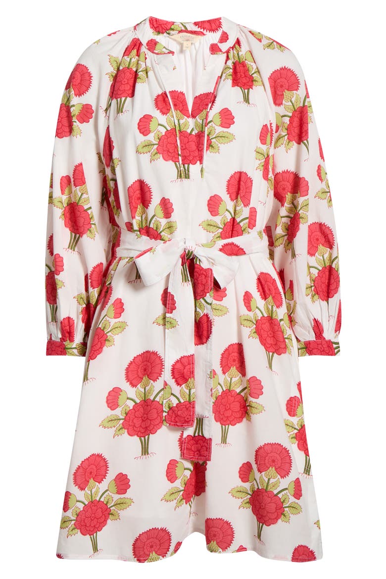 Kaia Floral Print Long Sleeve Dress, Alternate, color, BLOOM POEM