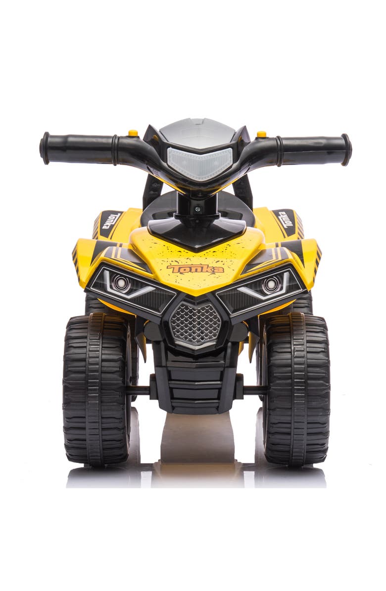 Tonka Quad Push Car Yellow Foottofloor Rideon Toy,12Mo+, Alternate, color, Multicolored