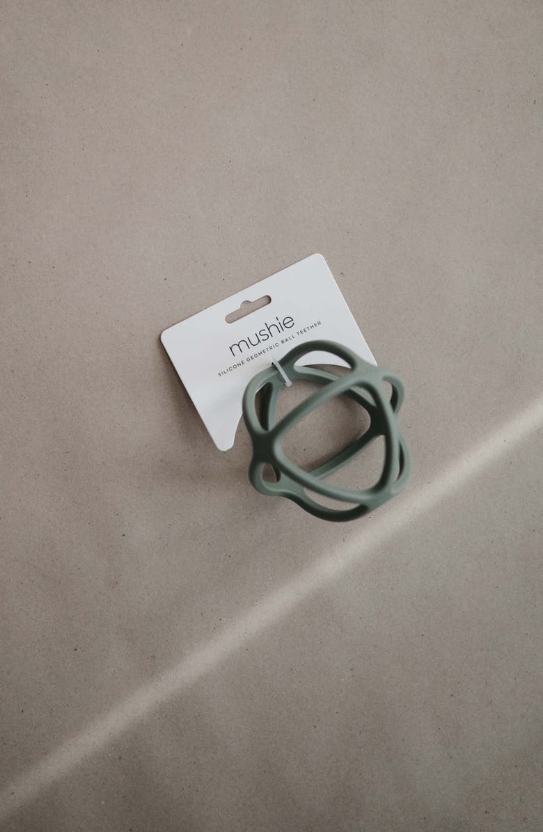 Mushie Silicone Ball Teether Toy, Alternate, color, Dried Thyme